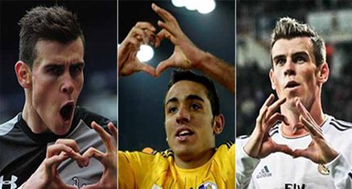 صورة.. كهربا يحتفل بهدفه في جراسهوبرز على طريقة جاريث بيل 